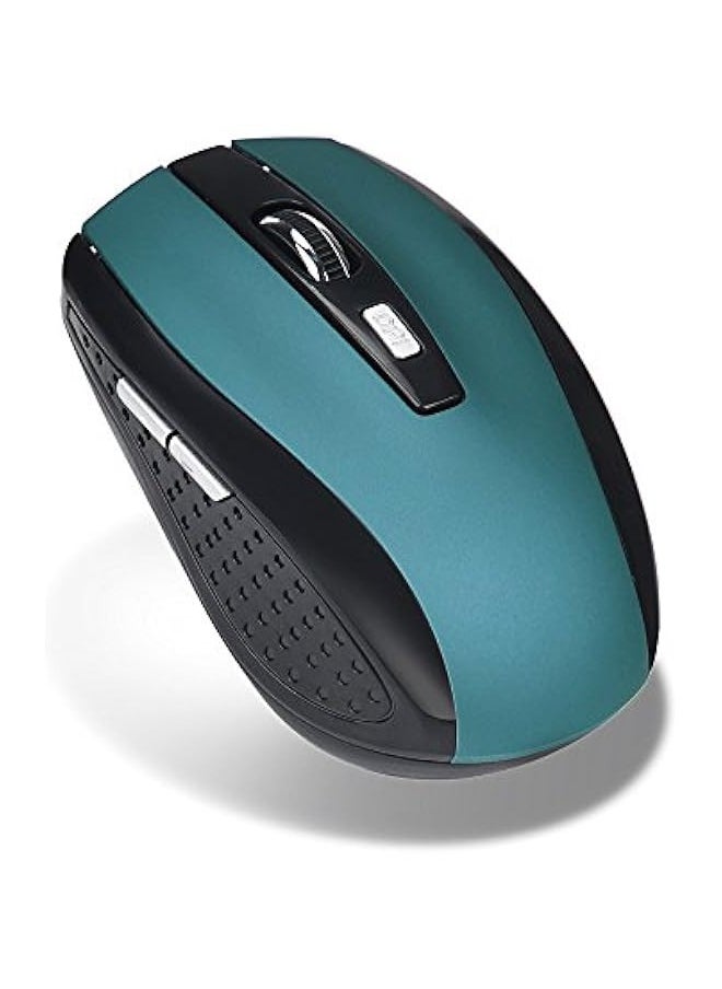 Generic 2.4GHz Wireless Gaming Mouse, Portable Office Optical Mouse, 6 ons, Max 10 Meters Operating Distance, Lightweight, Save Power, for Laptop, Computer, PC, Notebook, Desktop, Blue  - Image 2