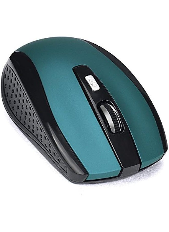 Generic 2.4GHz Wireless Gaming Mouse, Portable Office Optical Mouse, 6 ons, Max 10 Meters Operating Distance, Lightweight, Save Power, for Laptop, Computer, PC, Notebook, Desktop, Blue  - Image 5