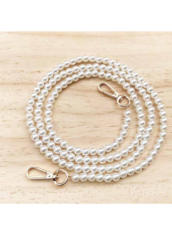 Fashionable Pearl Chain Crossbody Phone Case Bag Accessories Cropped Handheld Chain Camera Backpack Strap Protective Cover Set-Specifications Support Image Upload:115cm Slung Chain "Golden Key Chain] - Image 1