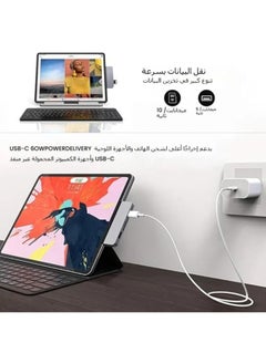 General USB C Hub for iPad Pro 2018 2020 11/12.9 inch, NewBEP 7-in-1 Hub Adapter with 4K HDMI, USB-C PD Fast Charging, 3.5mm & Type C Headphone Jack, USB 3.0, SD/TF Card Reader  - Image 4