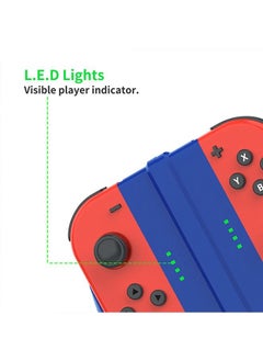 Flash Hawk Joy-Con Comfort Grips for Nintendo Switch Controller,Joy-Con Controller Holder Blue  - Image 2