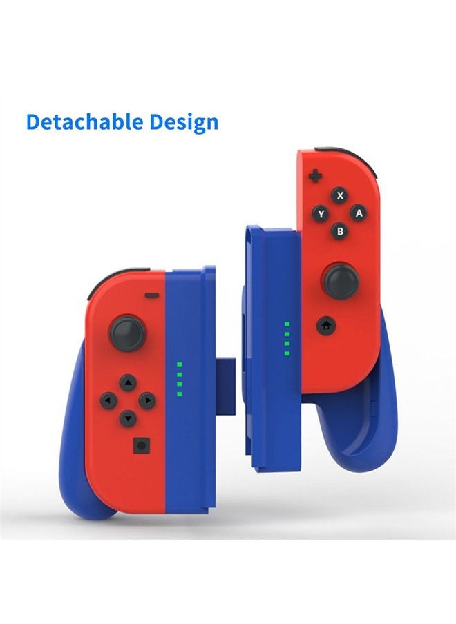 Flash Hawk - Joy-Con Comfort Grips for Nintendo Switch Controller,Joy-Con Controller Holder Blue - Image 1