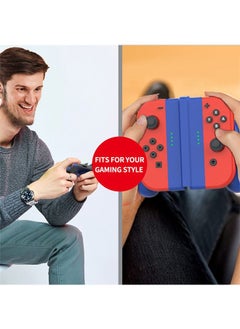 Flash Hawk Joy-Con Comfort Grips for Nintendo Switch Controller,Joy-Con Controller Holder Blue  - Image 5