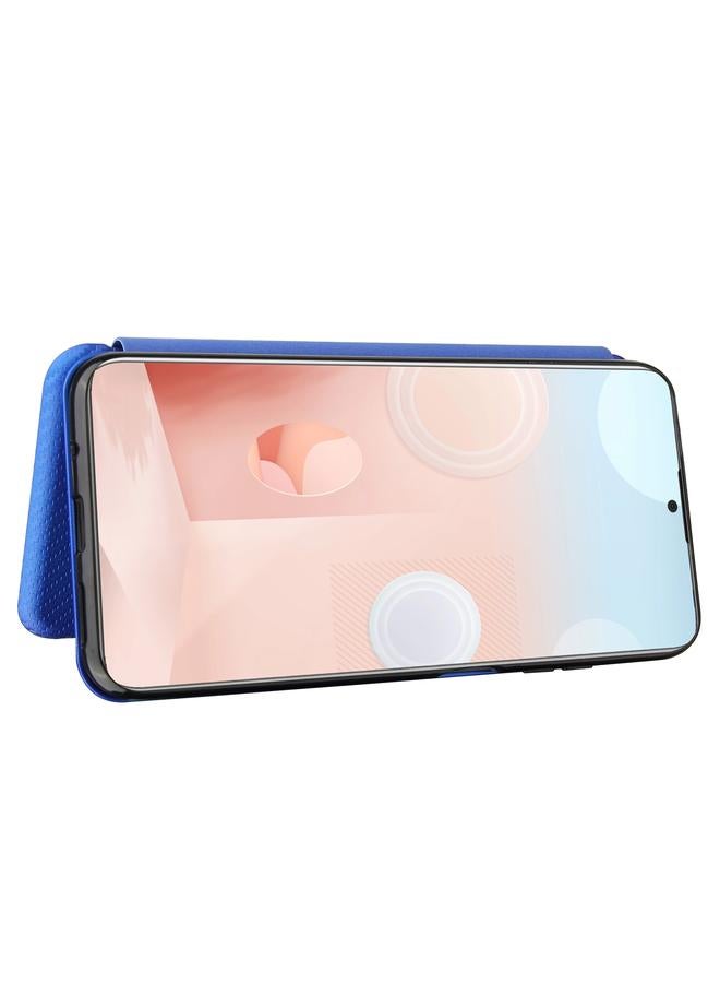 اس-توب جراب لهاتف HTC Desire 21 Pro مصنوع من ألياف الكربون مع قلاب أفقي مصنوع من مادة TPU + PC + جلد PU مع فتحة للبطاقات - Image 5