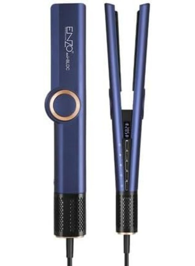 ENZO Professional مجفف الشعر السريع ENZO EN-5007 – 4 في 1 مجفف، مكثف، مفرود ومجعد بتقنية الأيونات وفرشاة سيراميك – تصفيف خالي من التجاعيد لجميع أنواع الشعر - النسخة الدولية - Image 1