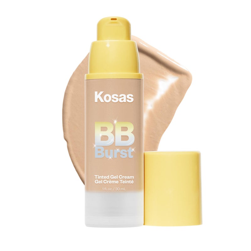 Kosas BB Burst Tinted Face Gel Cream - Supports Healthy Collagen, Smoothes Skin, Hydrates & Moisturizes - Lightweight Buildable Coverage - Medium Neutral 23, (1 Oz/30 ML) - Image 1