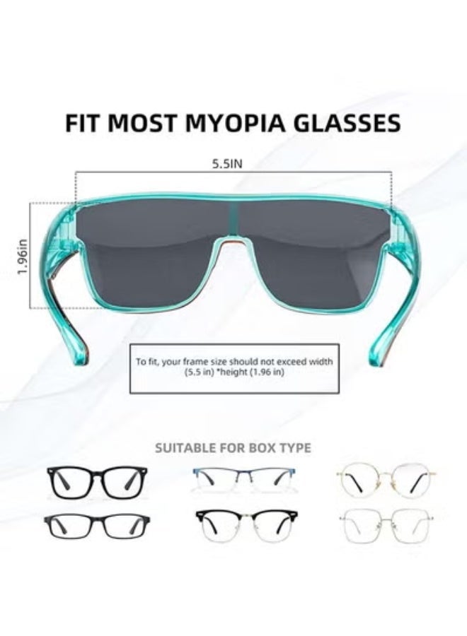 ROCKBROS Polarized Fit Over Glasses Sunglasses 100% UV400 Protection for Men Women,Wrap Around Sunglasses for Driving  Cycling - Image 4