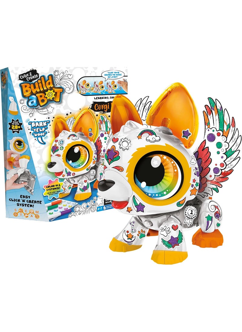 Goliath Build a Bot Colour  Create Large Corgi Pup  Build Your Own Robotic Pet  - Image 2