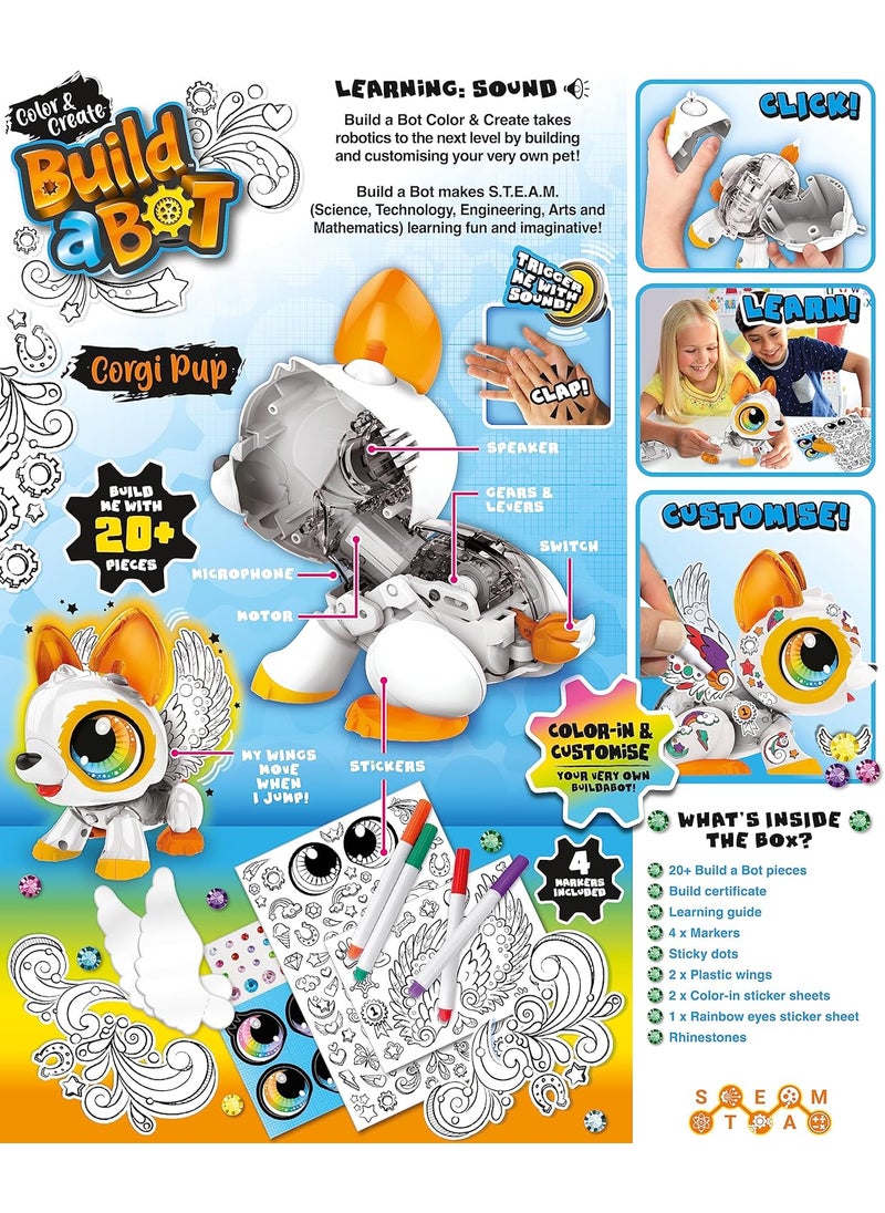 Goliath Build a Bot Colour  Create Large Corgi Pup  Build Your Own Robotic Pet  - Image 4