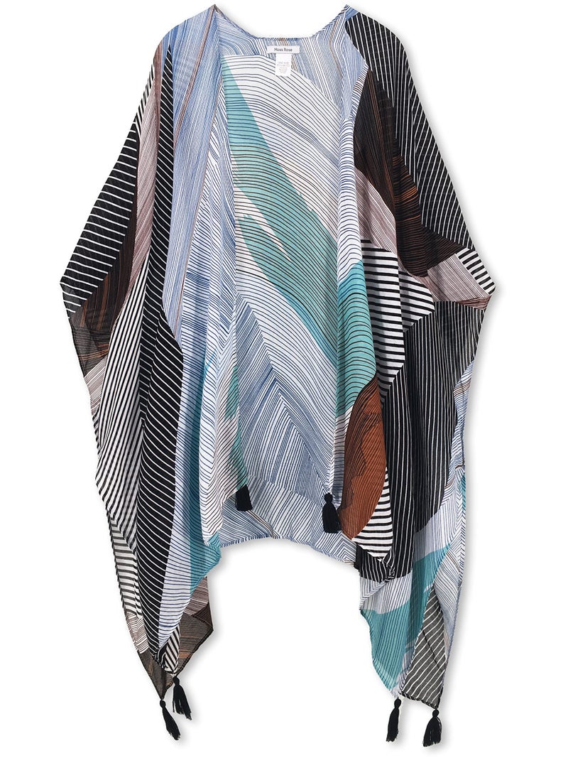 Moss Rose Beach Vacation Clothes for Women Kimono Cover ups Swim Cover up Bohemian Swimsuit Wear - Image 4