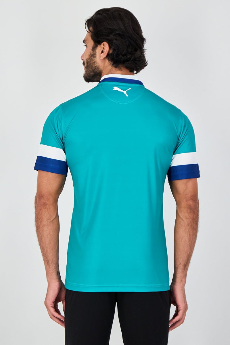 PUMA Men Sportswear Fit Short Sleeve Outdoor Polo, Green - Image 3