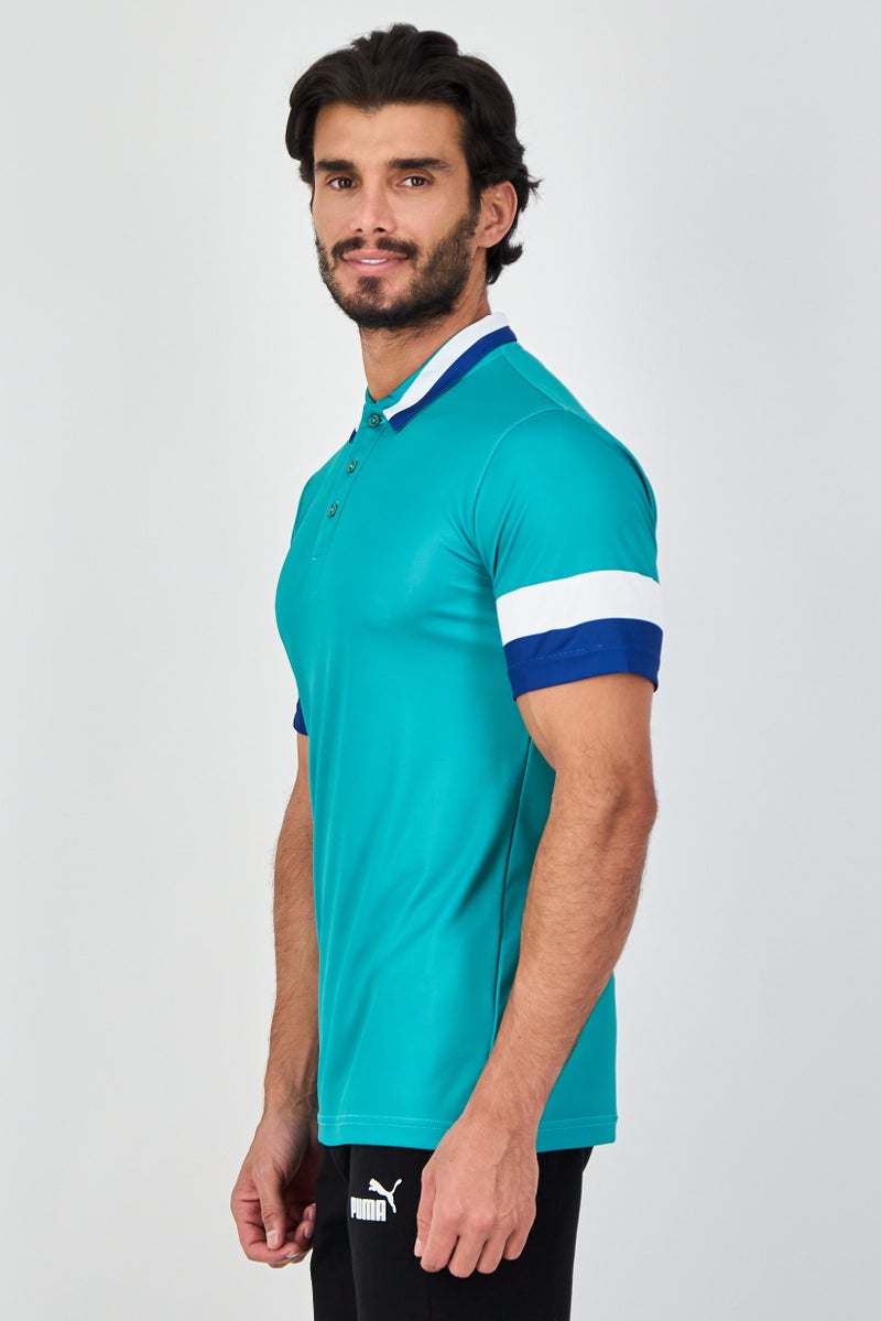 PUMA Men Sportswear Fit Short Sleeve Outdoor Polo, Green - Image 2