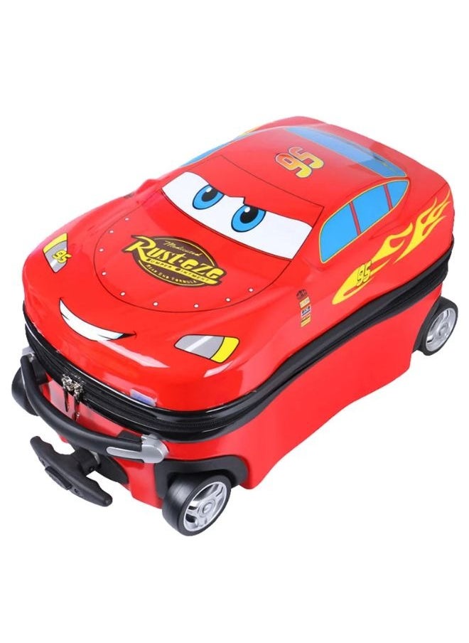 LIMOS - Kids Luggage Trolley in Car Design Model - Perfect for Travel and Play Red Color - Image 1