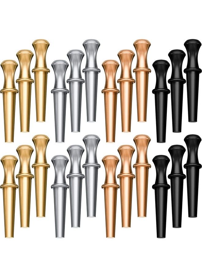 Sumind 48 Pcs Metal Cribbage Pegs Cribbage Board Pegs Metal Nails Fit 1/8 Holes Toy Game Accessories With Drawstring Storage Pouch For Cribbage Traditional Board Game 4 Colors  - Image 2