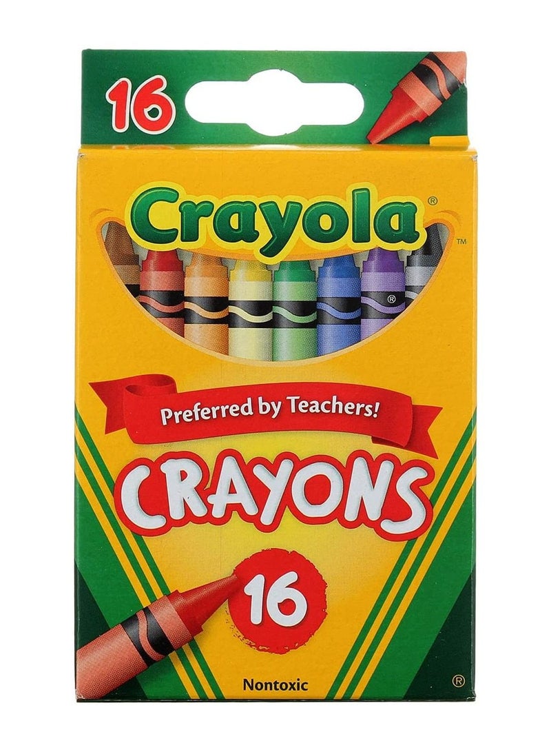 كرايولا أقلام تلوين كلاسيكية مكونة من 16 قطعة