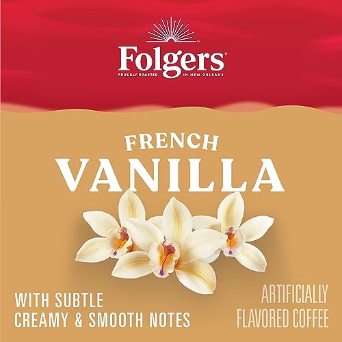Folgers French Vanilla Flavored Coffee, 72 Keurig K-Cup Pods (Packaging May Vary) - Image 5