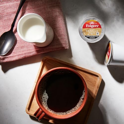 Folgers French Vanilla Flavored Coffee, 72 Keurig K-Cup Pods (Packaging May Vary) - Image 4