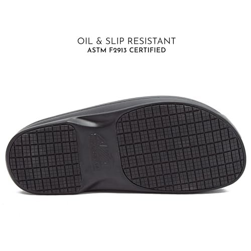 Avia Flame Men's Clogs, Slip Resistant Shoes for Men Food Service, Non Slip Restaurant and Chef Shoes Men Slip Resistant for Kitchen Work or Nursing - Black, 13 Medium - Image 5