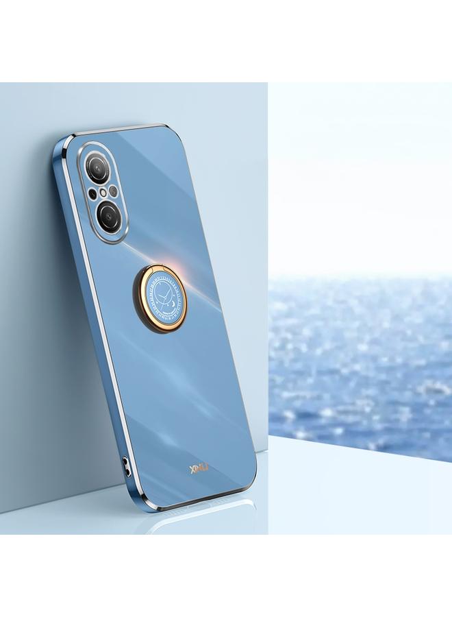 The Bros Phone Case For Huawei nova 9 SE XINLI Straight Edge 6D Electroplate TPU Phone Phone Case with Ring Holder - Image 1