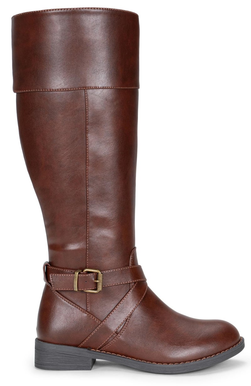 Vepose Women's Knee High Boots, Fashion Riding Tall Boot with Zipper, 948 -Whisky, Size 8.5 US - Calf Boots (CJY948 Whisky 08.5) - Image 2