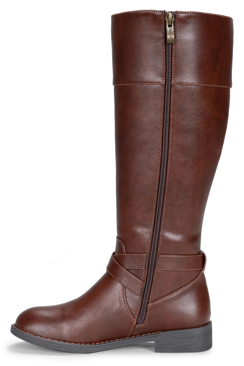 Vepose Women's Knee High Boots, Fashion Riding Tall Boot with Zipper, 948 -Whisky, Size 8.5 US - Calf Boots (CJY948 Whisky 08.5) - Image 3