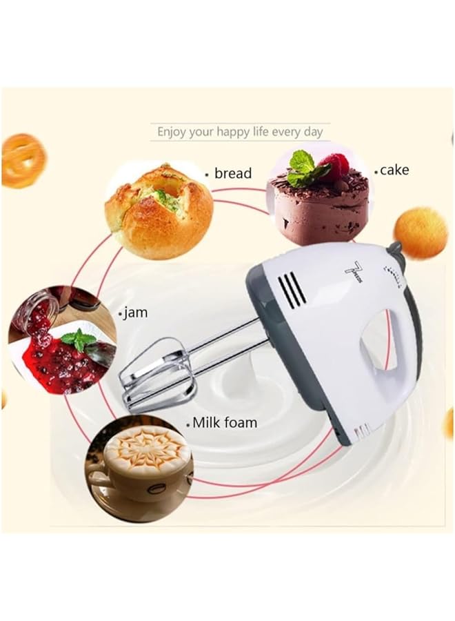 إيروريكس خلاط يدوي كهربائي، خفاقة بيض، خبز الكيك، خلاط طعام منزلي، أداة خبز للمطبخ المنزلي - Image 3
