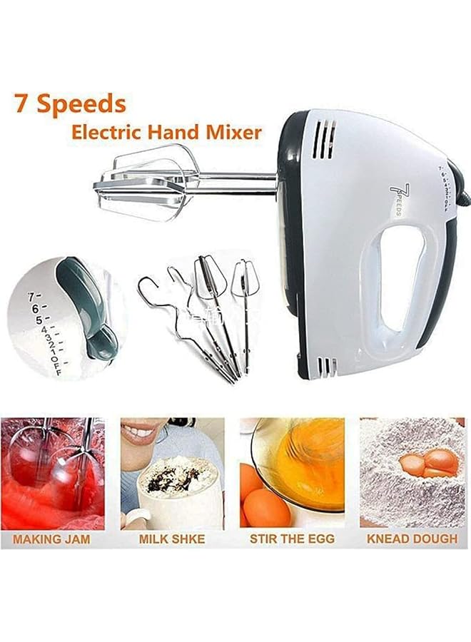 إيروريكس خلاط يدوي كهربائي، خفاقة بيض، خبز الكيك، خلاط طعام منزلي، أداة خبز للمطبخ المنزلي - Image 2