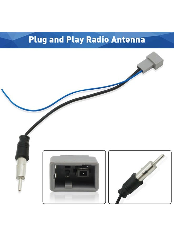 Fiegromech Car Radio Stereo Antenna Adapter Compatible with Volkswagen VW Ford Focus Benz Car CD DVD GPS Head Unit Audio Video Player - Image 4
