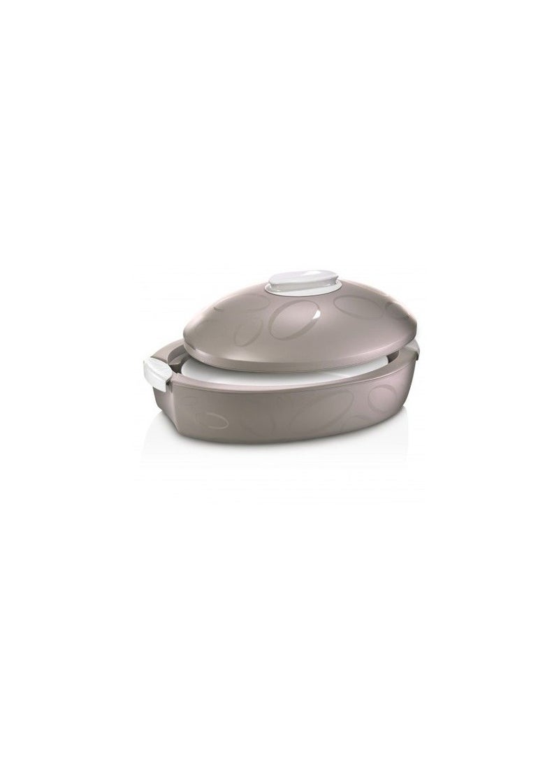 Alsaif home Alsaif Home Italian oval container 3L, purple color 