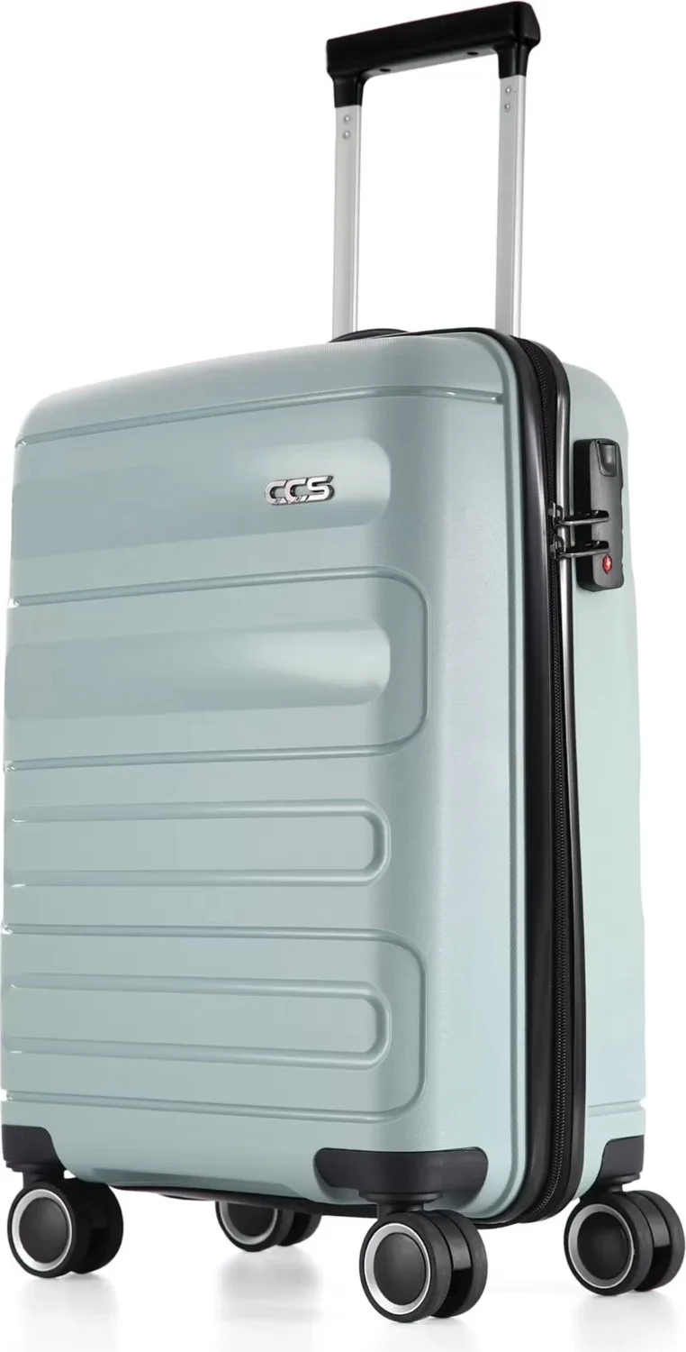 S-Invalid Brand Name Blue 5225 Polypropylene 3 Pcs Suitcase Set