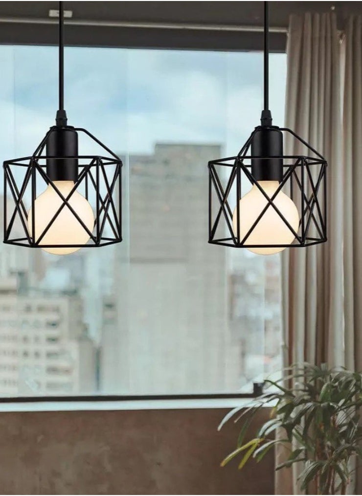 Generic - Sig.Li. X. Shape-1027-1-B Ceiling Lamp-One Piece-Black - Image 1