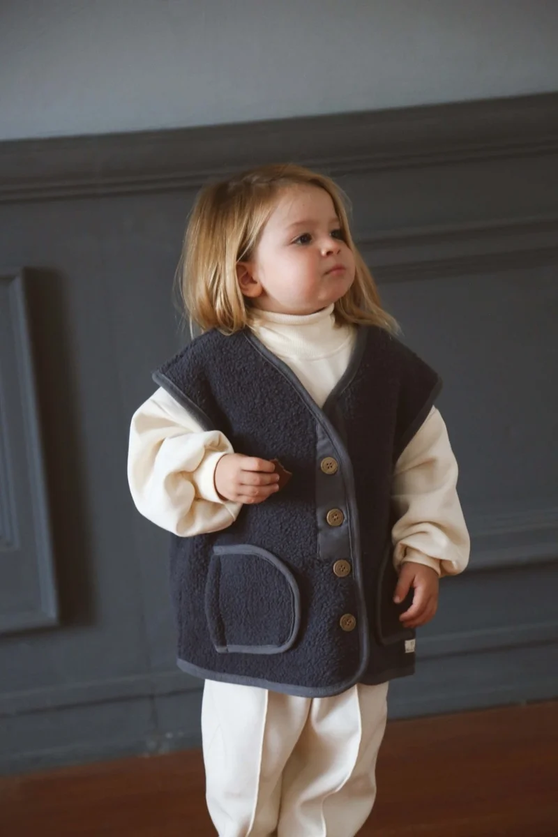 اوهلالا كوالا Anthracite Wellsoft Vest Child 1-6 Years