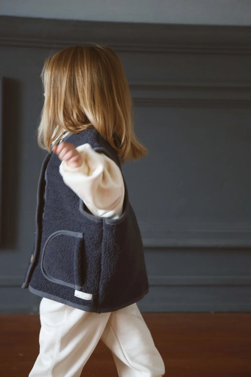 اوهلالا كوالا Anthracite Wellsoft Vest Child 1-6 Years