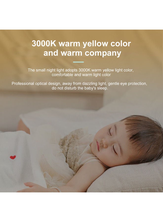 2-Piece LED Plug-in Motion Wall Night Lamp White - Image 3