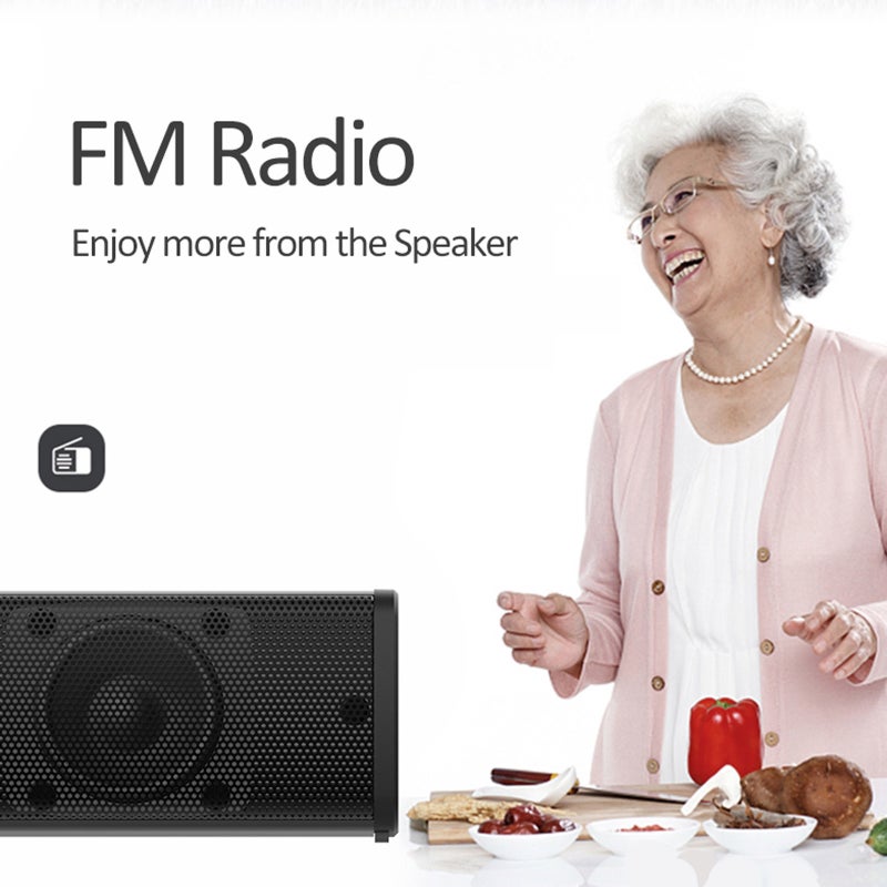 BS-28B Wireless Bluetooth Speakers 20W Soundbar Home Theater Sound Bar AUX RCA Input TF Card Music Playback FM Radio TWS Connection with Remote Control USB Rechargeable for TV Latop PC Smartphone - Image 3