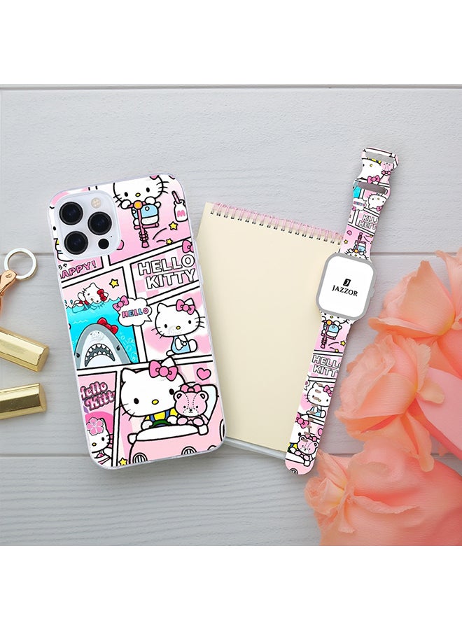 New Trendy Apple Watch Band & iPhone Case Combo | Playful Gym-to-Office Style | Anti-Fade | Fits iPhone 12/13/14/15/16 & iWatch Series 10/9/8/7/6/5/4/3/2/1/SE/Ultra/Hermès