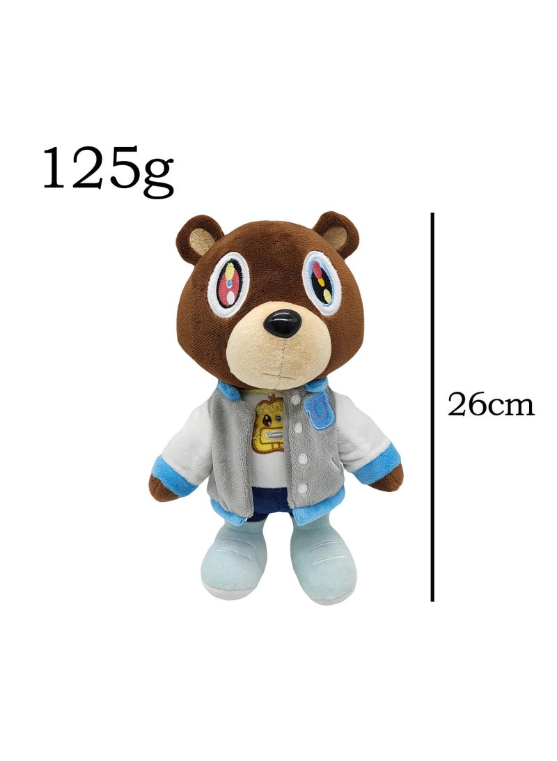 Cartoon Doll Kanye Teddy Bear Stuffed Plush Toy For Kids Gifts Multicolour-A 25CM - Image 2