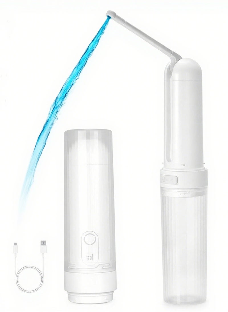 Alinfu Portable Bidet for Travel, USB Rechargeable Electric Travel Bidet Sprayer, Waterproof High Pressure Handheld Bidet for Women Men Baby Personal Hygiene Cleaning - Image 1