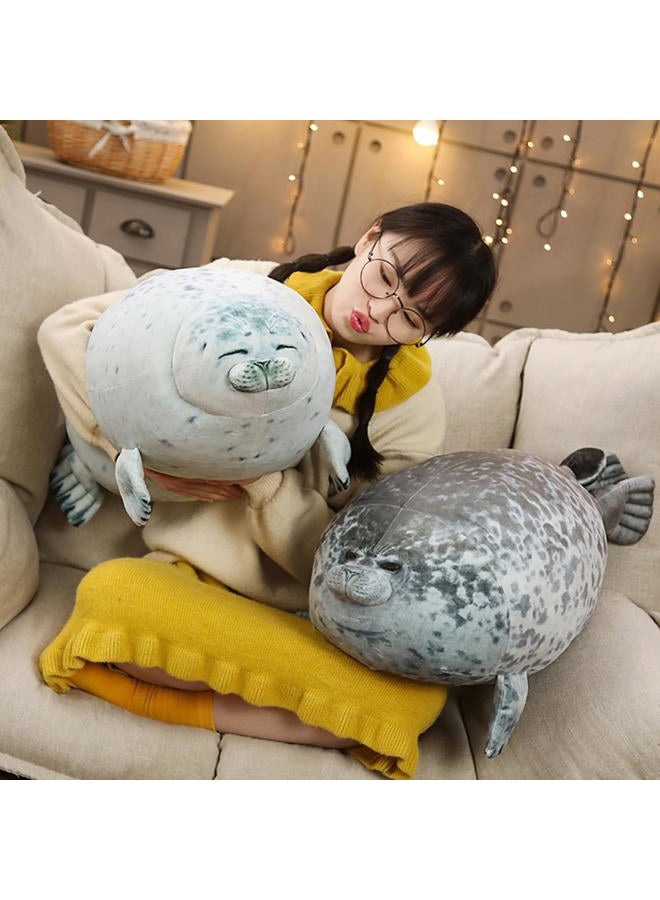 EHOTONG Cute Blob Seal Pillow, Chubby Seal Plush Hug Pillow Soft Stuffed Animal Toy (White, 24") - Image 5