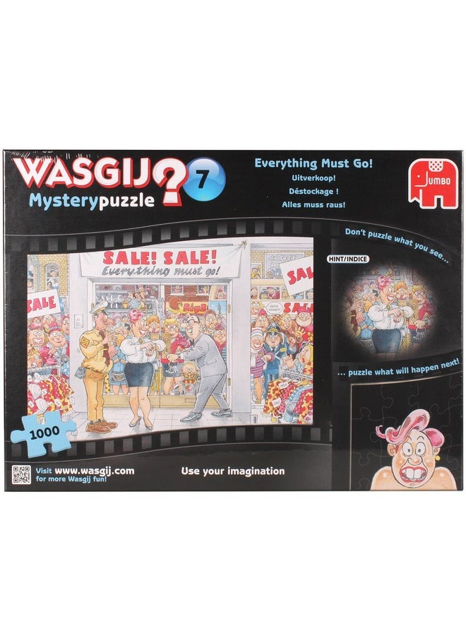 jumbo - Wasgij Mystery 7 Everything Must Go Unique Collectable Jigsaw Puzzle For Adults 1000 Piece - Image 1