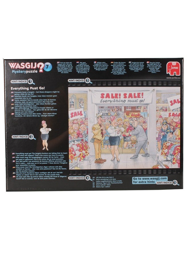 jumbo - Wasgij Mystery 7 Everything Must Go Unique Collectable Jigsaw Puzzle For Adults 1000 Piece - Image 1