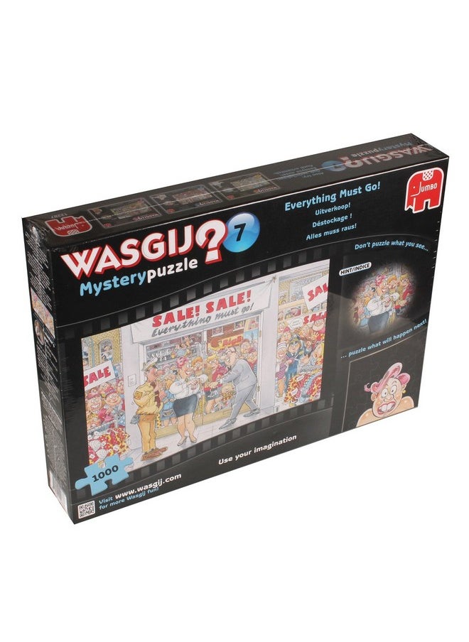 jumbo - Wasgij Mystery 7 Everything Must Go Unique Collectable Jigsaw Puzzle For Adults 1000 Piece - Image 1