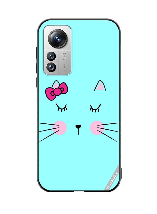 VR CREATIVE Protective Case Cover For Xiaomi 12X Sleeping Cat Design Multicolour - Image 1