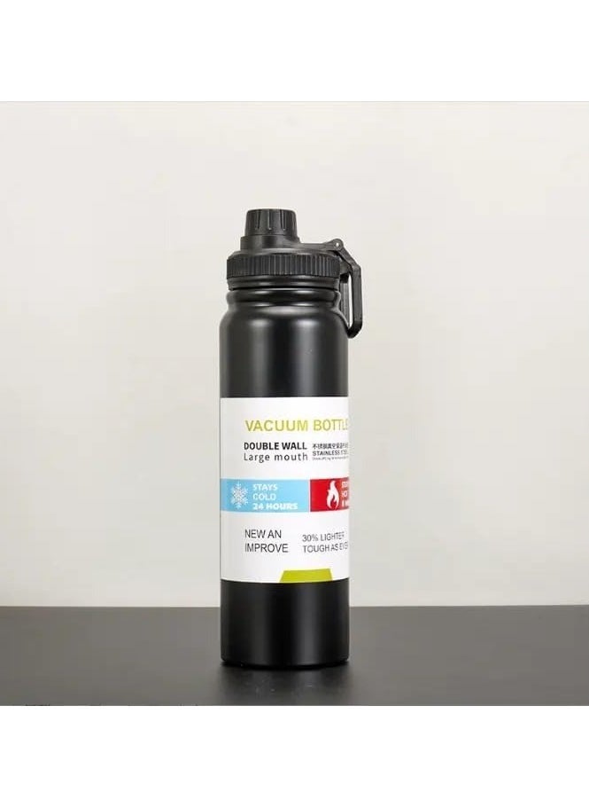 QSHOP - 1000ml Stainless Steel Vacuum Insulated Thermal Bottle, Leakproof BPA Free Sports Water Bottle for Coffee Tea Travel to Keep Drinks Hot or Cold - Image 1