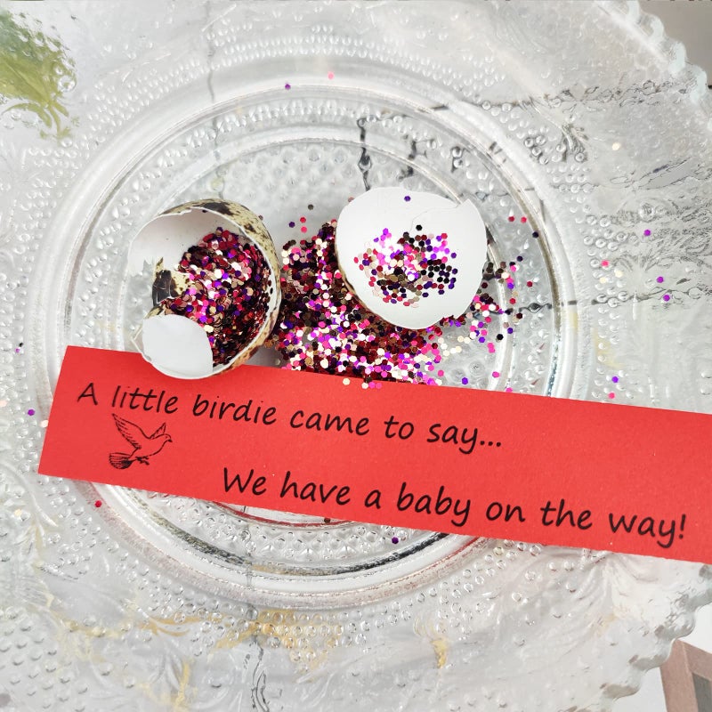 1DFAUL Surprise Quail Egg Pregnancy Announcements, Funny Baby Announcements Ideas Gifts, Quail Eggs Perfect for Grandparents Future Dad,or Friends - Image 4