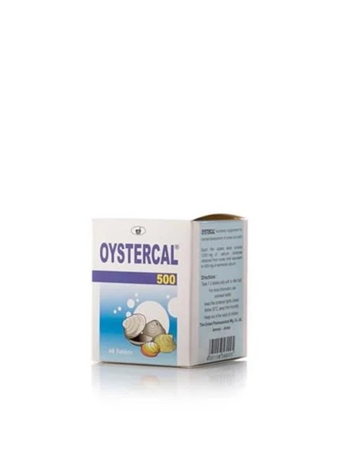 OYSTER-CAL Oystercal Calcium 500 mg 60Tab - Image 2