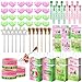 Vanblue 72Pcs Pink and Green Witch Party Favors Birthday DecorationsStar WandsGlasses Goodie Bag Stuffers PinataClassroom Rewards for Kids Student Birthday Gift School Party Supplies - Image 2