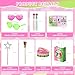 Vanblue 72Pcs Pink and Green Witch Party Favors Birthday DecorationsStar WandsGlasses Goodie Bag Stuffers PinataClassroom Rewards for Kids Student Birthday Gift School Party Supplies - Image 4