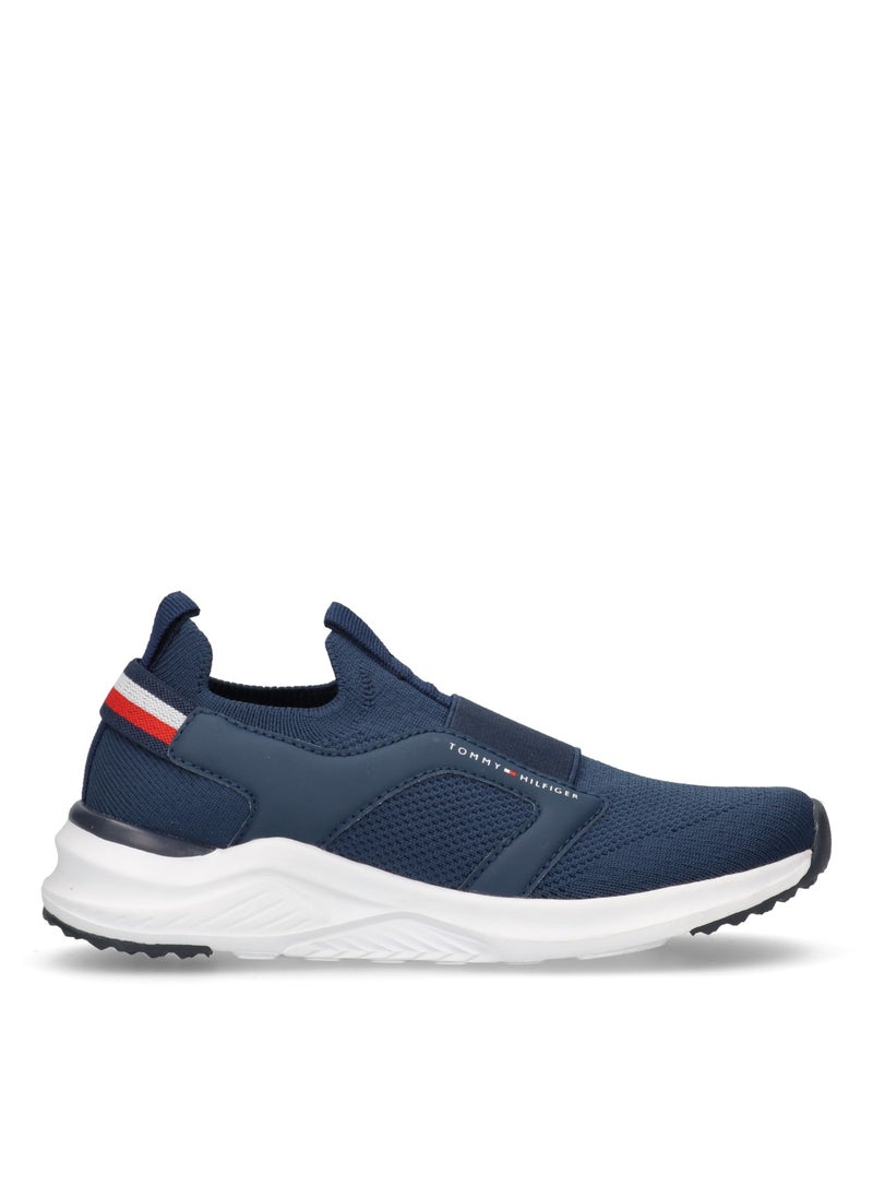 TOMMY HILFIGER - Kids Lace Up Low Top Sneakers - Image 1