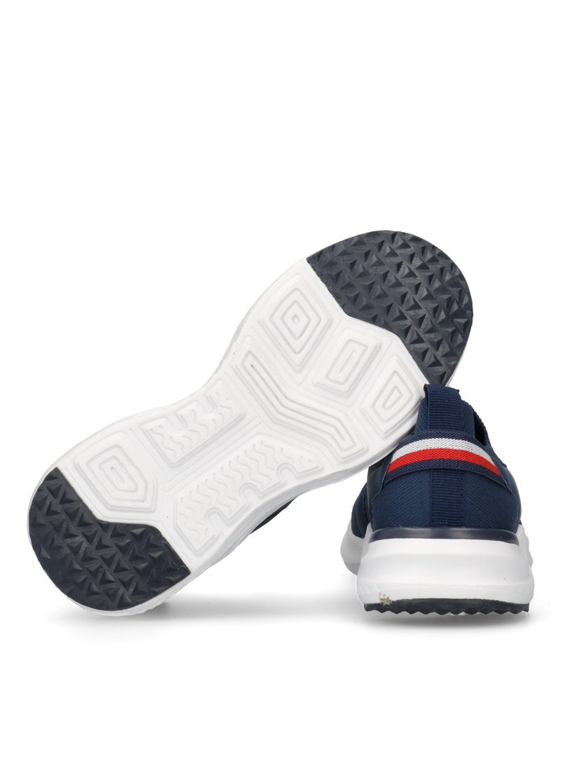TOMMY HILFIGER - Kids Lace Up Low Top Sneakers - Image 1